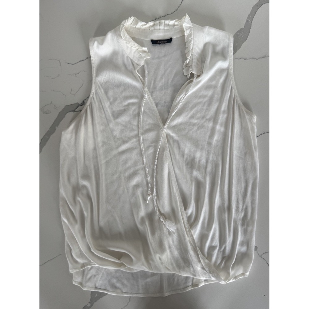 Ella Moss Semi Sheer. Cotton tank/90s Fashion/minimalist/med (see description)
